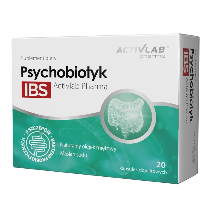 Suplement diety Activlab Pharma Psychobiotyk IBS 20 kapsułek