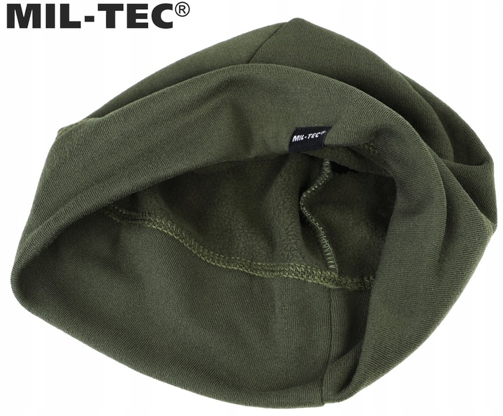 CZAPKA ZIMOWA TERMOAKTYWNA SPORTOWA MIL-TEC BEANIE SOFT POLAROWA OLIVE