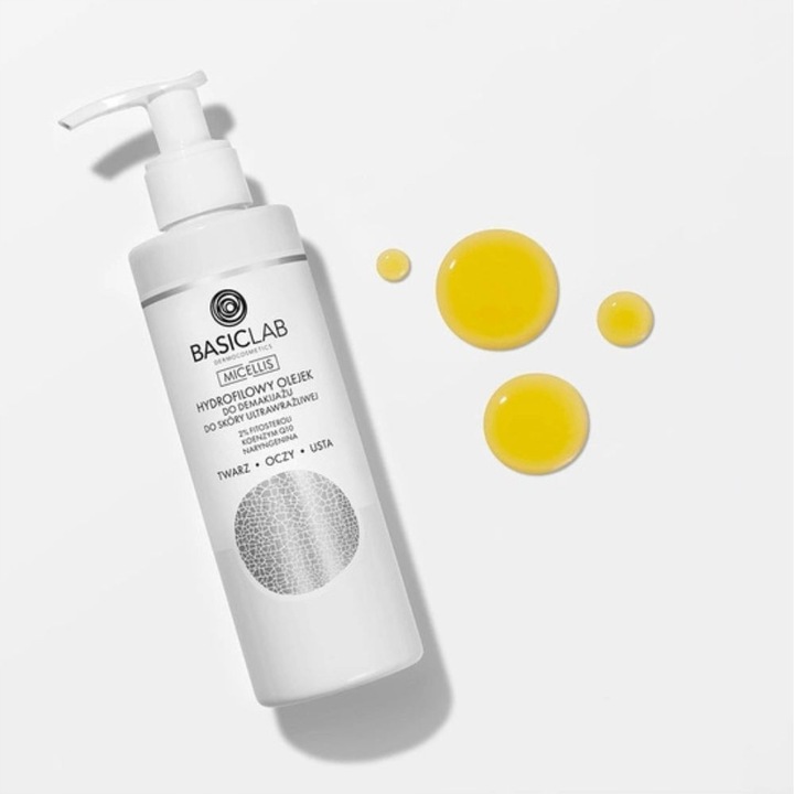 Olejek hydrofilowy do demakijażu BasicLab 200 ml
