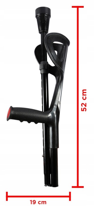 Kula ortopedyczna do chodzenia SKŁADANA kula Inwalidzka łokciowa do 136 kg