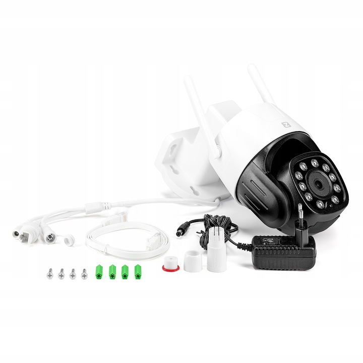 Kamera Obrotowa IP GSM / WIFI 4G LTE SIM 5MPx 5MP AUDIO, WYKRYWANIE POSTACI