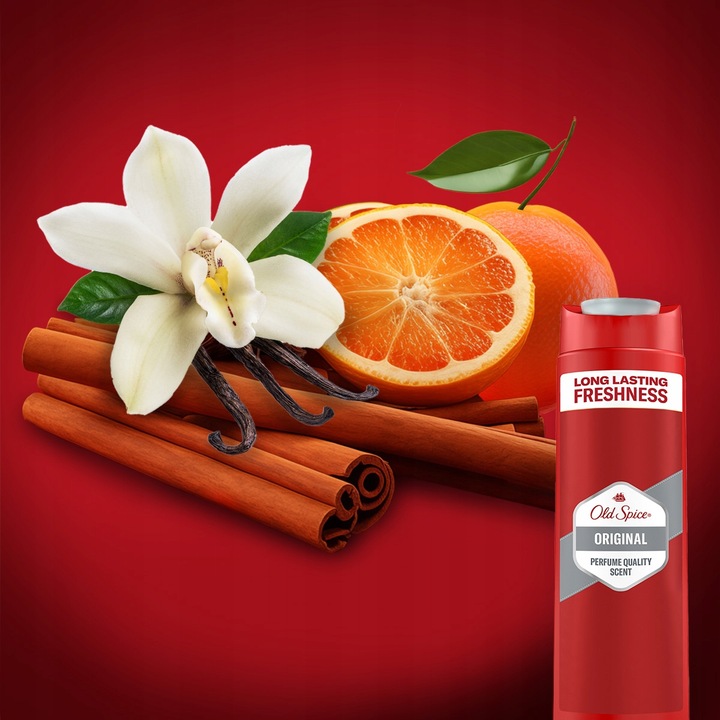 Old Spice Original Żel męski pod prysznic i szampon 3w1, 6 x 400ml