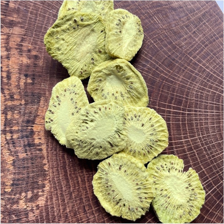 KIWI LIOFILIZOWANE 100g plastry HiFOOD Bez skóry Wysoka Jakość