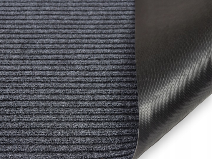 WYCIERACZKA POD DRZWI ZEWNĘTRZNA WEJŚCIOWA 80x120 DUŻA MATA DO BUTÓW SZARA