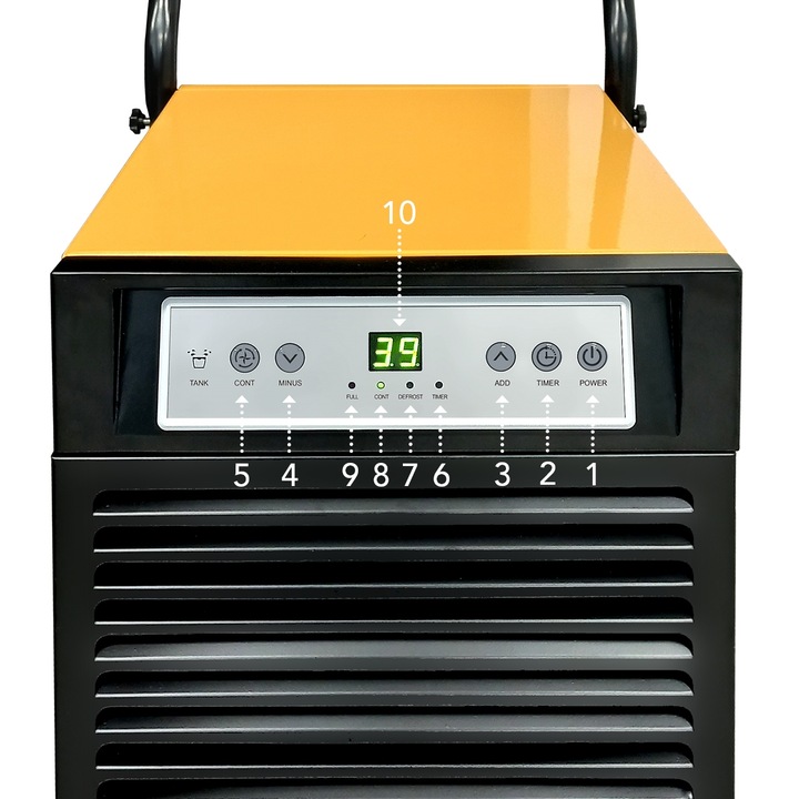 Przemysłowy osuszacz powietrza EPD 50 budowlany pochłaniacz wilgoci