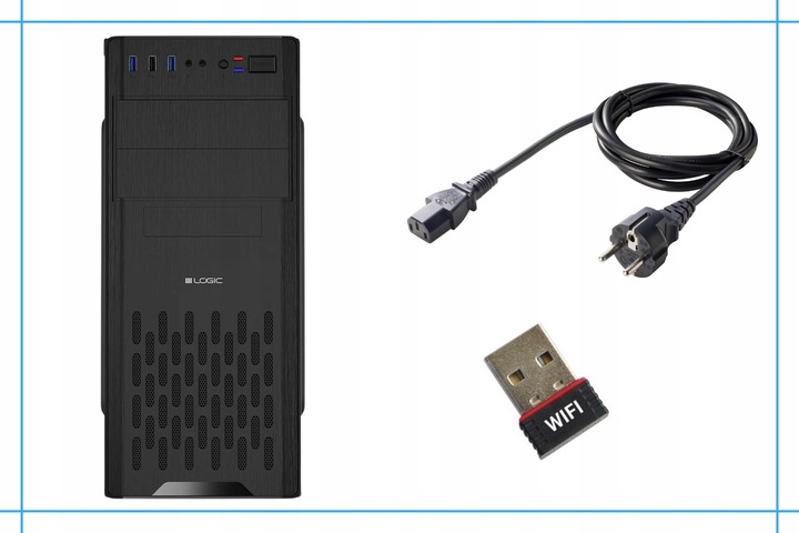 Pix ProTask Komputer Ryzen 5 32GB DDR4 1000GB NVMe Windows 11 Mocny Wydajny