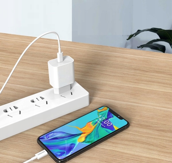 CERTYFIKOWANA SZYBKA ŁADOWARKA SIECIOWA 20W PD TYPE-C | +KABEL USB-C PD 60W