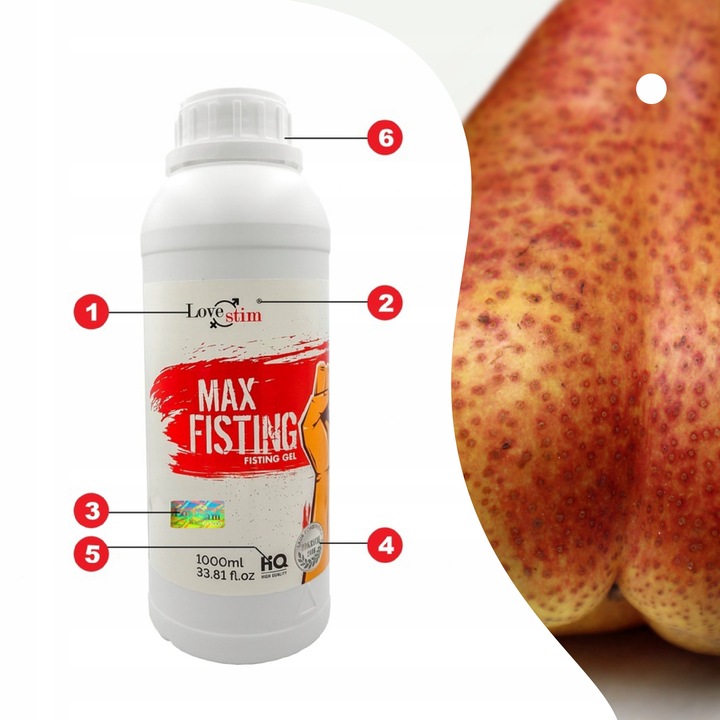 MAX FISTING GEL 1000ml ŻEL DO MAXYMALNEGO FISTINGU