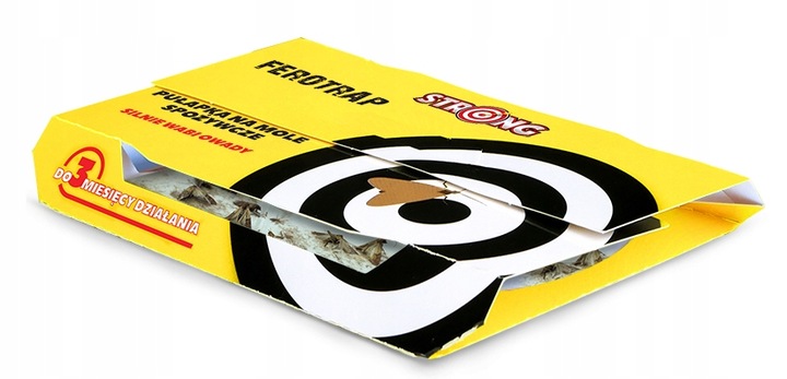 5X PUŁAPKA NA MOLE SPOŻYWCZE. SILNIE WABIĄCY LEP NA MOLE FEROTRAP