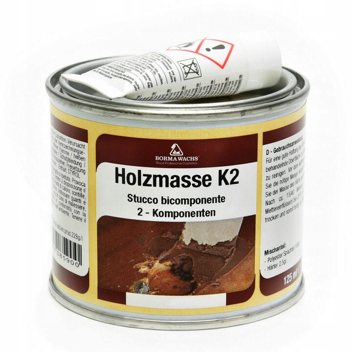Szpachla Do Drewna/Holzmasse K2 /750ml/ŚREDNI DĄB