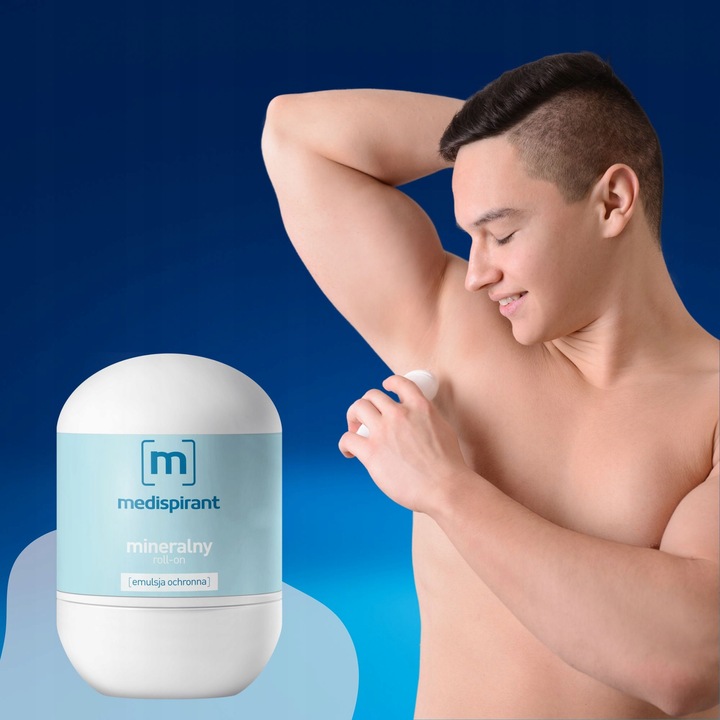 Medispirant Mineralny Roll-on 40 ml antyperspirant dla wrażliwej skóry