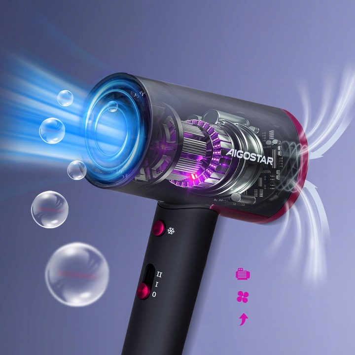 Suszarka do włosów 2200W Z JONIZACJĄ Zimny nawiew + Koncentrator