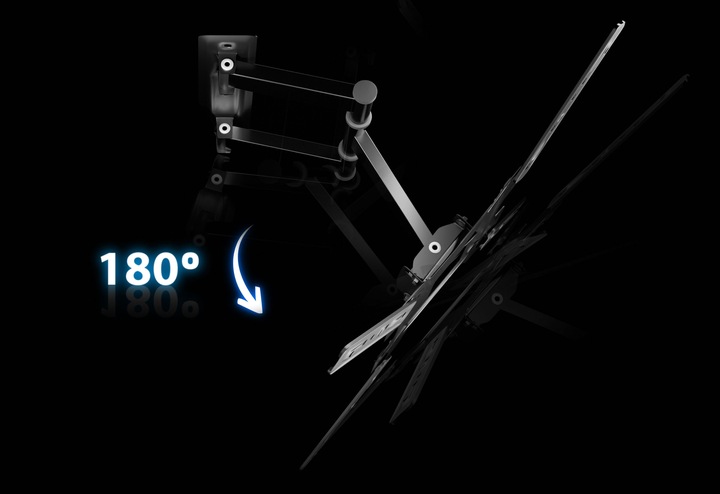 OBROTOWY UCHWYT DO TELEWIZORA ŚCIENNY Wieszak TV UNIWERSALNY 17-56