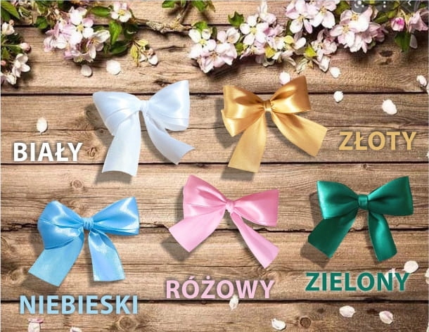 Podziękowanie dla Rodziców Chrzestnych na Komunię Chrzest świecznik