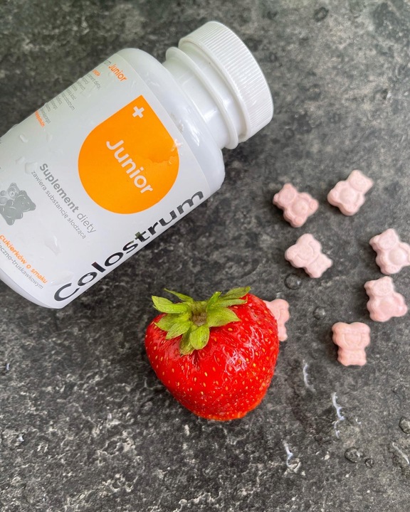 2x Colostrum dla Dzieci Junior PROBIOTYK oraz Witamina C z Colostrum 20 tab