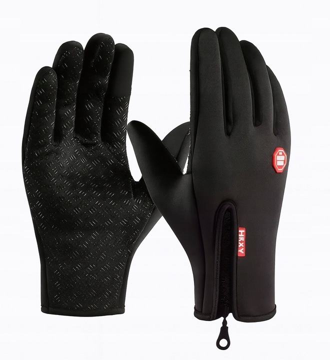 Rękawiczki termiczne ocieplane termoaktywne zimowe czarne damskie