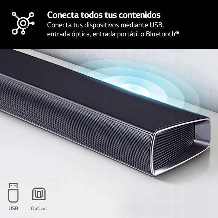 SOUNDBAR LG SQC4R 4.1 BLUETOOTH USB 220W BEZPRZEWODOWE ŁĄCZENIE