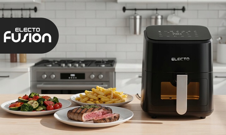 FRYTKOWNICA BEZTŁUSZCZOWA 4,5L AIR FRYER 1500W FRYTOWNICA PANEL 8