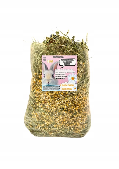 SIANKO Z KWIATAMI DLA KRÓLIKA I GRYZONIA ŚWIEŻE PACHNĄCE KWIATY 4 KG ZESTAW