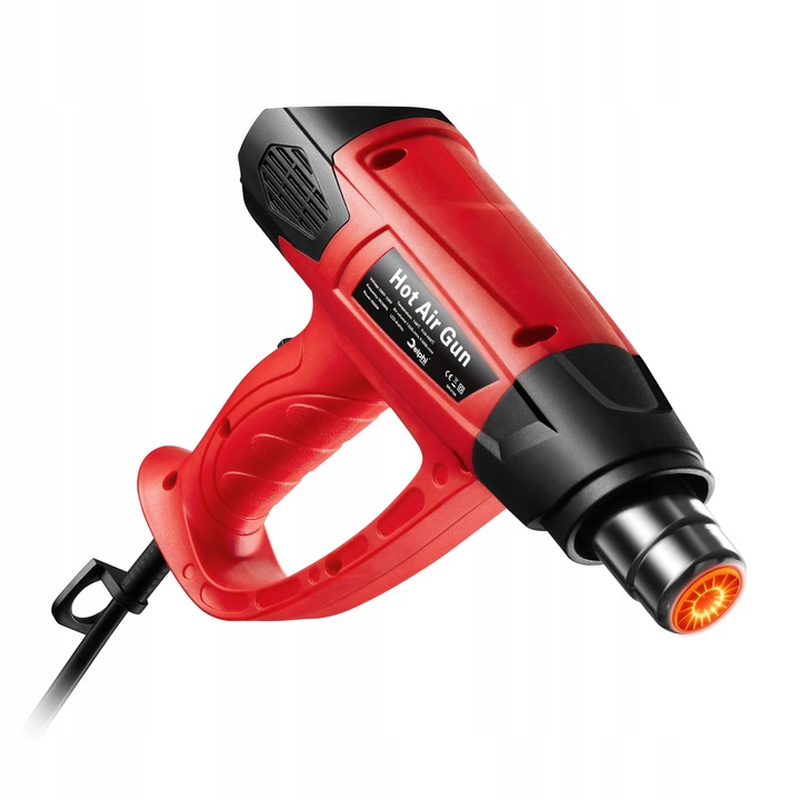 OPALARKA ELEKTRYCZNA LCD DWA BIEGI REGULACJA TEMP 600°C +4 DYSZE