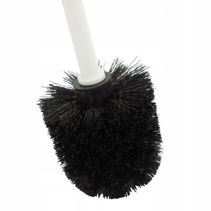 Szczotka do WC toalety biała łazienkowa toaletowa zamknięta bambus