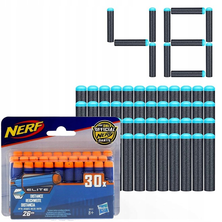 X-SHOT KARABIN CRUSHER MINIGUN + 30 STRZAŁEK NERF