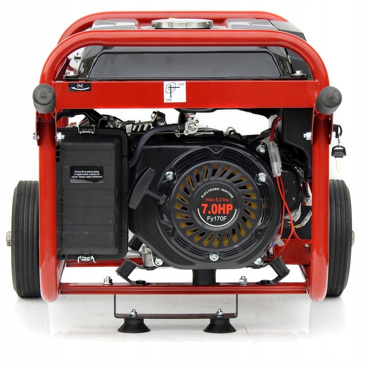 PROFESJONALNY AGREGAT PRĄDOTWÓRCZY 5,2kW EL-START AVR+ MIEDŹ STOJAN