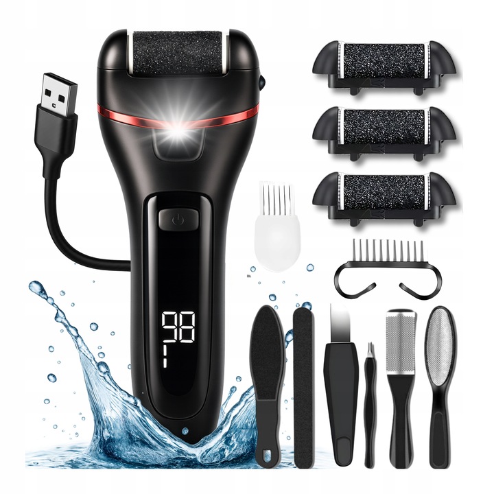 FREZARKA DO PIĘT PILNIK BEZPRZEWODOWY TARKA FREZARKA Z ZESTAWEM 3 ROLEK