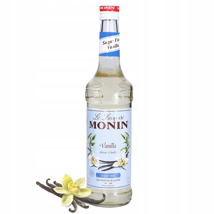 Syrop do kawy Monin Waniliowy bez cukru - 700 ml