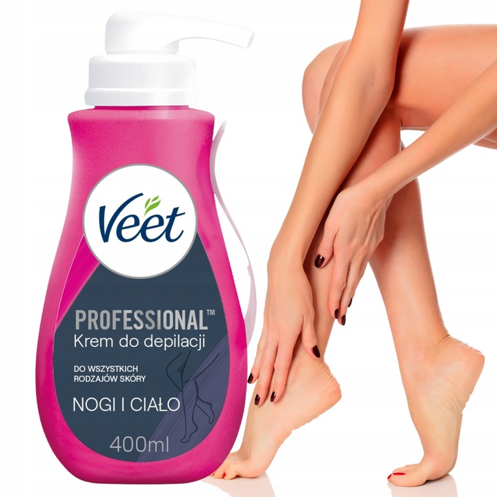 Veet Professional krem do depilacji do wszystkich rodzajów skóry 400 ml