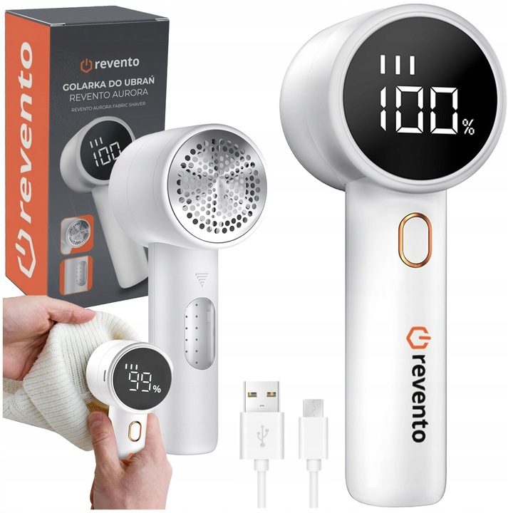 GOLARKA DO UBRAŃ ELEKTRYCZNA REVENTO AURORA - DO SWETRÓW AKUMULATOROWA