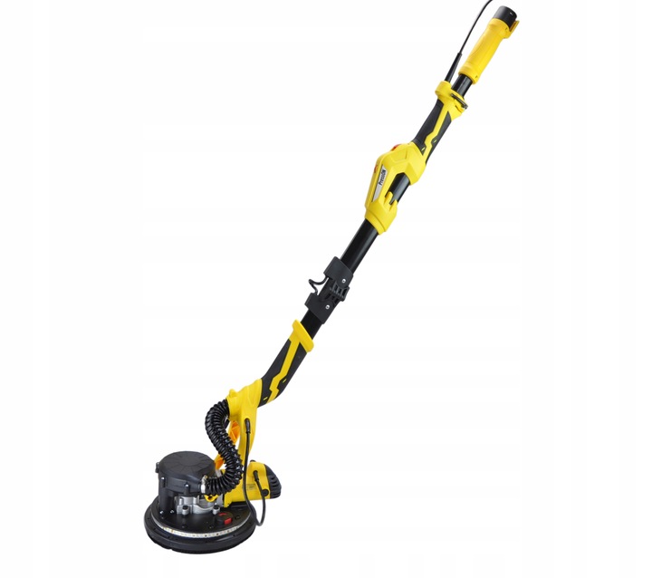 Szlifierka do Gipsu Gładzi Tynku Ścian Sufitów Bezpyłowa Żyrafa LED