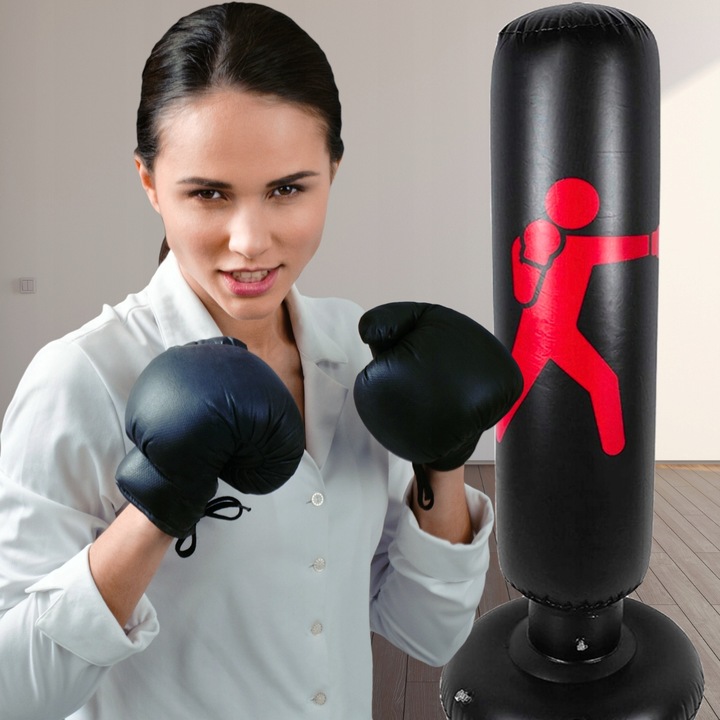 DMUCHANY WOREK BOKSERSKI TRENINGOWY STOJĄCY 160cm