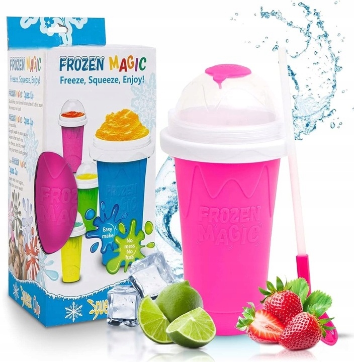 Kubek do Lodów Granity Sorbetów Slushy Koktajli Mrożonych KOLORY