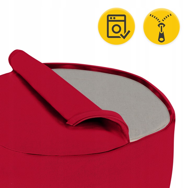 PODUSZKA DO MEDYTACJI I JOGI OKRĄGŁA Z GRYKĄ SIEDZISKO DO RELAKSU ZAFU