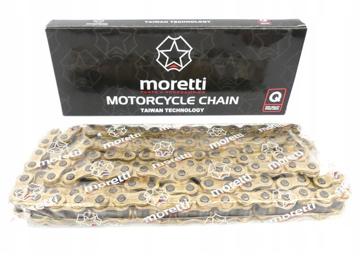 Łańcuch 428H 130 ogniw Złoty Wzmacniany ATV BASHAN MOTOROWER 139FMB