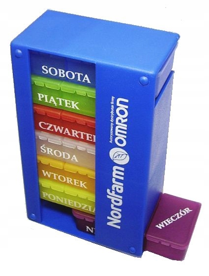 POJEMNIK KASETKA PUDEŁKO NA LEKI TABLETKI 7dni x 3