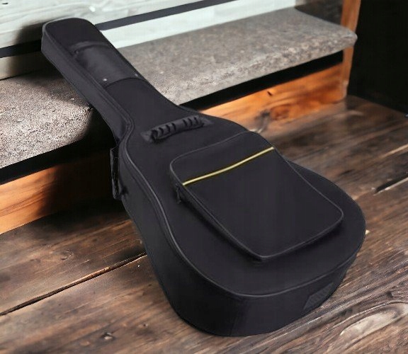 POKROWIEC NA GITARĘ KLASYCZNĄ AKUSTYCZNĄ Z KIESZENIAMI SZELKI UCHWYT GITARA