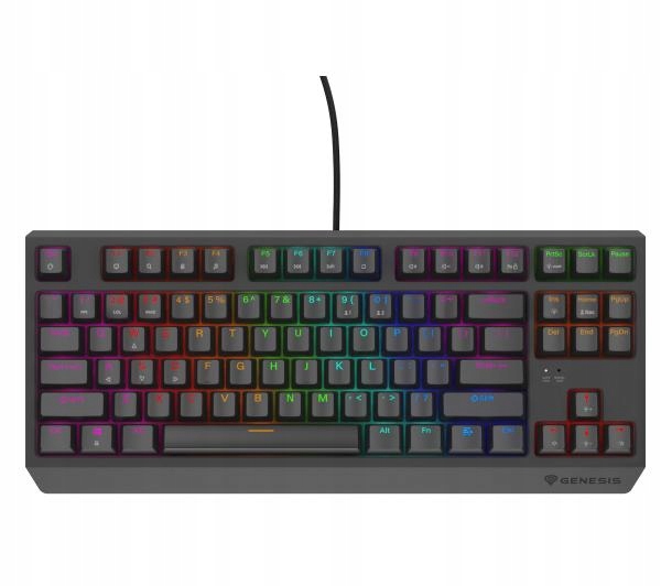 Klawiatura mechaniczna Genesis Thor 230 TKL Lite Outemu Red USB RGB