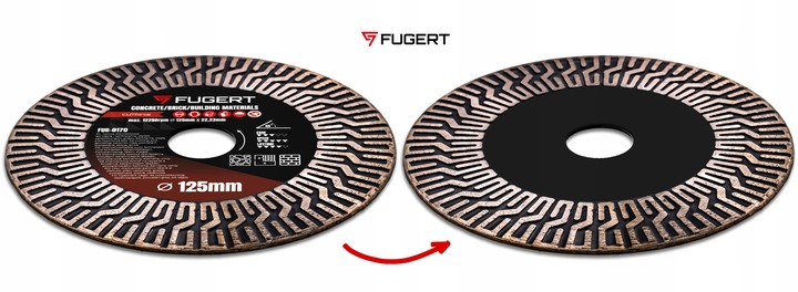 TARCZA DIAMENTOWA DO CIĘCIA GRESU CERAMIKI PŁYTEK SZLIFOWANIA 125MM