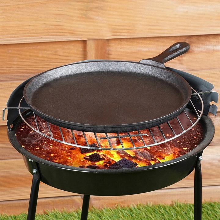 Patelnia ŻELIWNA do smażenia naleśników placków omletów jajek tortilli