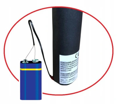 BEZZAPACHOWA FONTANNA ISKIER 'NO SMELL' 2m 50sek.