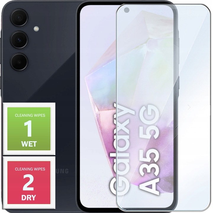 Etui Do SAMSUNG GALAXY A35 5G +Szkło WZMACNIANE 360° do MAGSAFE CLEAR CASE