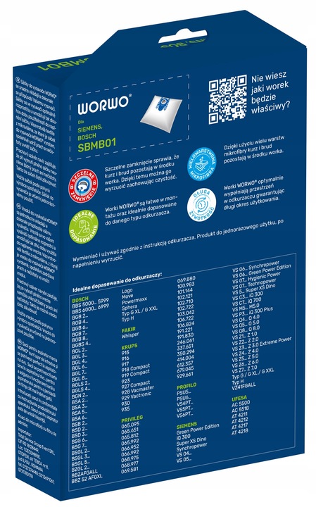 24x worki do odkurzacza BOSCH Serie 4 2 GL 30 20 Compaxx G H XL XXL