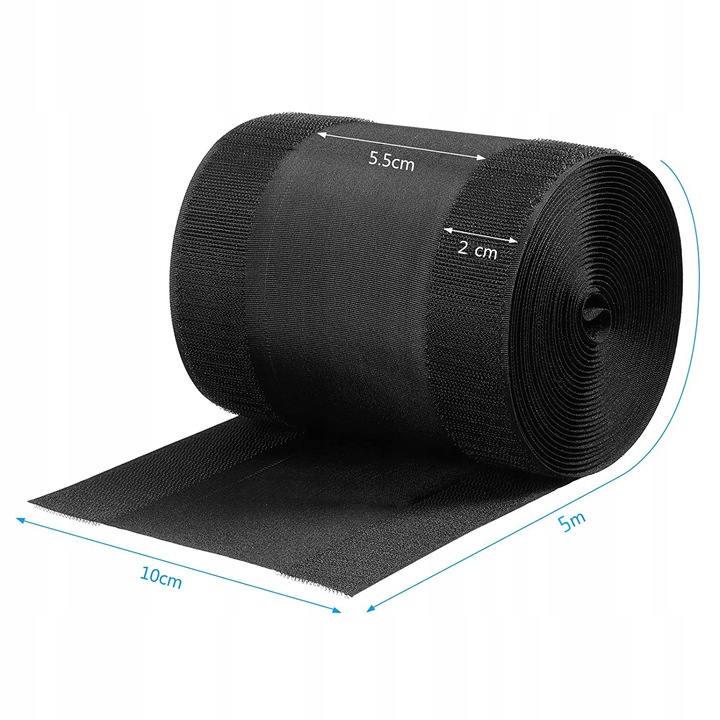 TAŚMA RZEP MASKOWNICA KABLI DYWANU WYKŁADZINY 5m