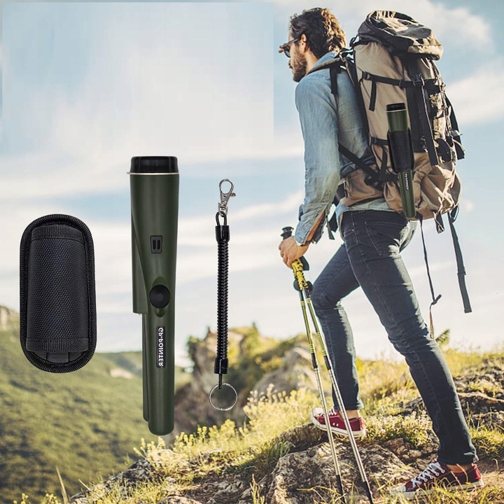 Wykrywacz Metali Detektor Metalu Ręczny GP POINTER Monet Złota z Latarką