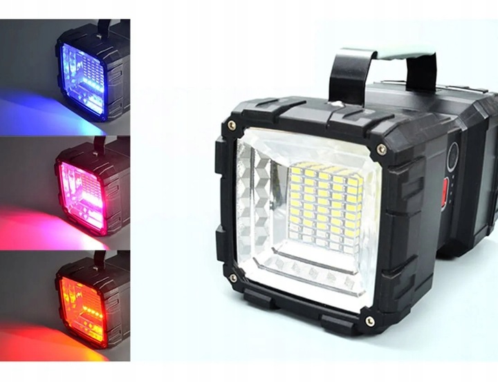 MOCNA LATARKA AKUMULATOROWA LED SZPERACZ CREE