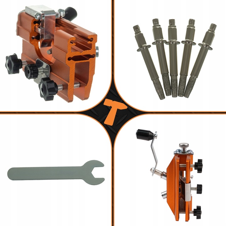 Ostrzałka do Łańcuchów Piły Spalinowej Pilarki Ręczna 5 x Ostrza