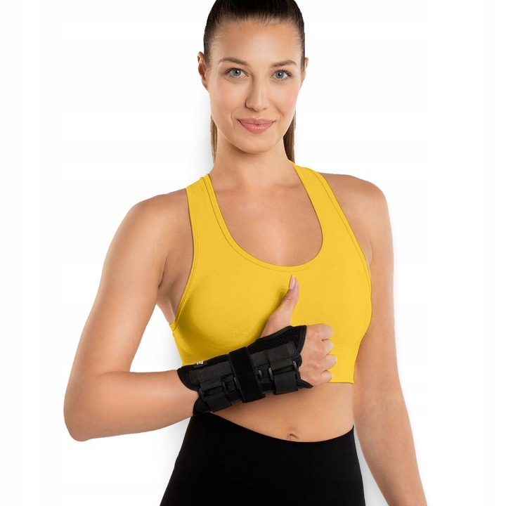 STABILIZATOR NADGARSTKA ORTEZA USZTYWNIAJĄCA SZYNA REGULOWANA LEKKA PRAWA