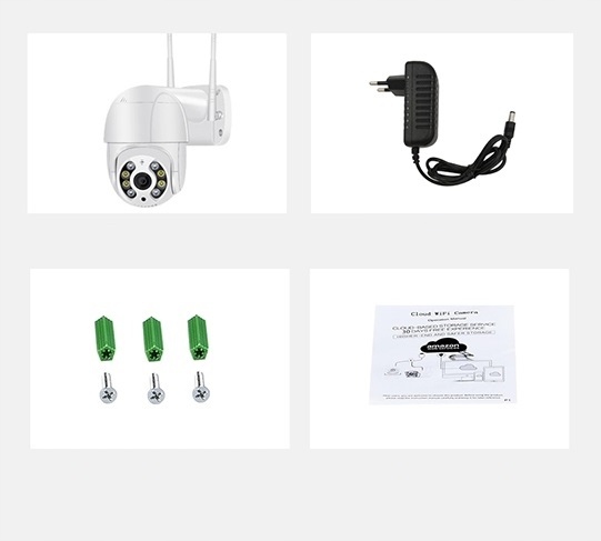 KAMERA ZEWNĘTRZNA OBROTOWA BEZPRZEWODOWA IP66 DIGICAM 2.0 WIFI FULL HD